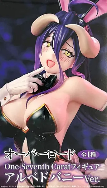 OVERLORD ONE-SEVENTH CARAT PVC STATUE 1/7 ALBEDO BUNNY VER 19 CM